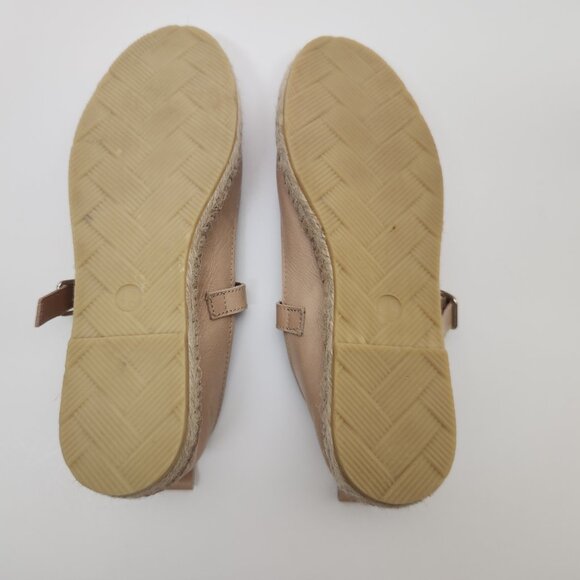 FABIOLAS Made in Spain EU Size 39- US Size 8 Leather Mary Jane Espadrilles - Picture 6 of 7